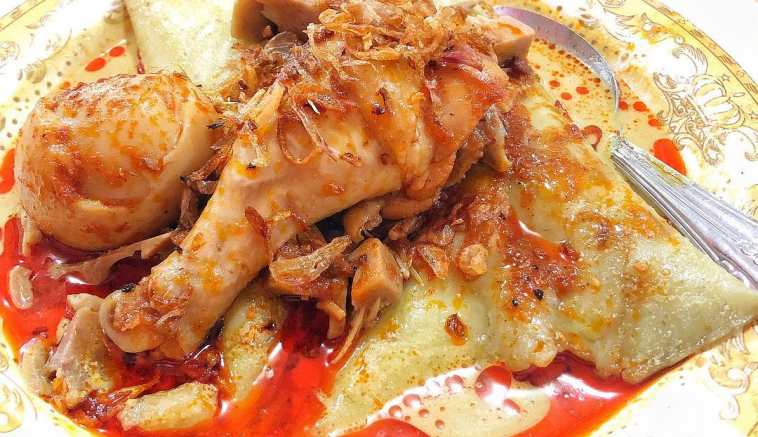 Lontong orari yang ada di Banjarmasin