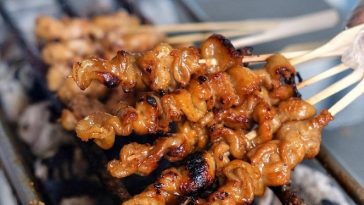 Sate kulit ayam